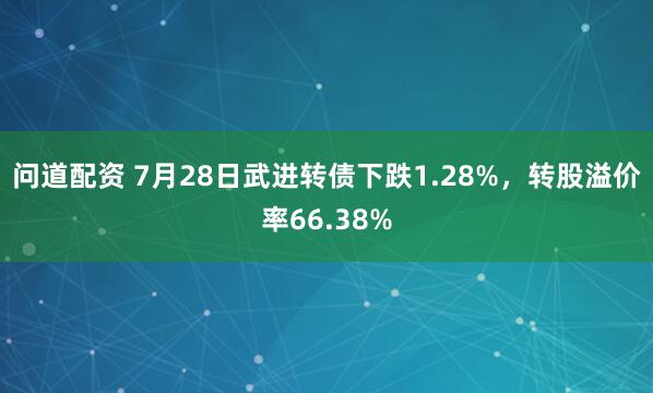 问道配资 7月28日武进转债下跌1.28%，转股溢价率66.38%