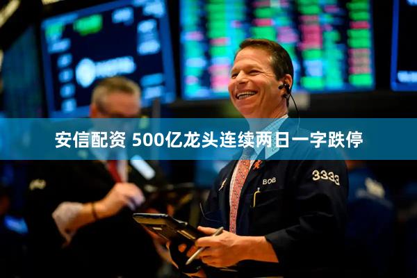 安信配资 500亿龙头连续两日一字跌停